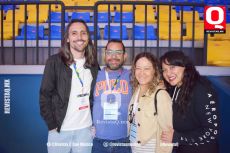 Jonathan Madrigal,  Lalo Solis, Mercedes Zertuche y Gaby Monrroy