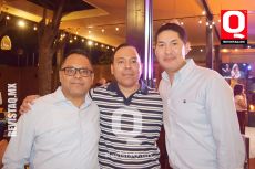 Raúl Becerra, Juanma Meza y Daniel Ruiz