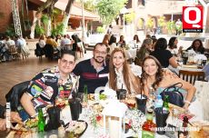 Moisés Macías,  Pato Enriquez,  Dra. Adriana Martínez Macías y Cristina Magaña