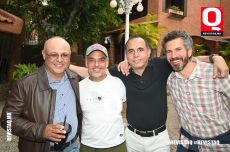Pedro Oñate,  Diego Anda, Óscar Padilla y Christian Ebner