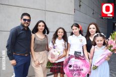 Marcela Nicasio, Sofía Gutiérrez, César Gutiérrez, Brittany Flores, Eli López y Myriam López