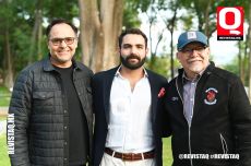 Jaime Rocha, Juan José Sánchez y Mauricio Castillo