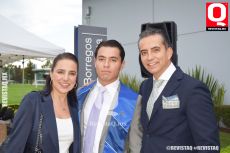 A  Betty Vega, Mauricio Santoyo y Mauricio Santoyo