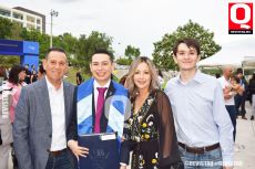 Florencio Descalzo, Iñaki Descalzo, Graciela Arellano y Mikel Descalzo