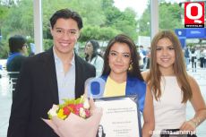 Santiago Ramírez,  Abril Ramírez y Hannia Ramírez