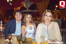 Luigui Ramírez,  Dani González  y Rosy Ramírez