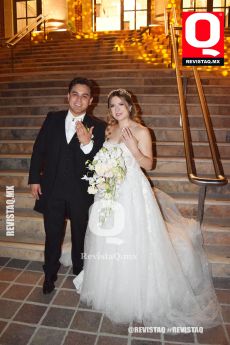 Se casan Ángel Quiroz y Lupita Ramírez
