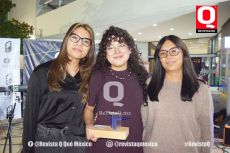 Azul Velázquez,  Julieta Torres y Alexa Rojas