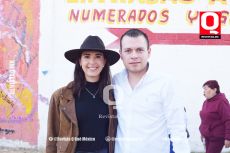 Montserrat Marroquín y Óscar López