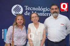 Maryann Villegas,  Risa Peréz Servín y Luis Manuel Andrade