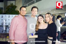 Alejandro Gómez, Ashton Barba, Natalia Hernández y Daniela Muñoz