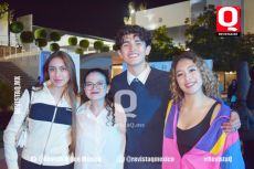 Viviana Mendoza, Renata Madrazo, Massimo Ángel y Jeanie Mendoza