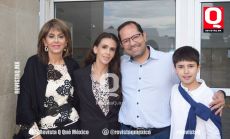 Hilda Madrigal, Hilda Orozco,  Alfredo Gálvez y Alonso Gálvez 