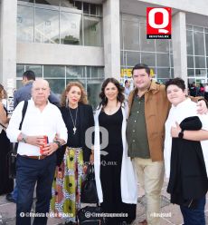 José Gutiérrez,  Charito de Gutiérrez, Fátima Gutiérrez,  Fernando Martínez y Fernando Martínez