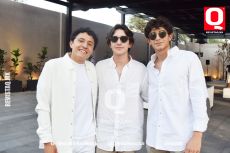 Emiliano Tirado, Marcelo Lomelin y Luis Sausa