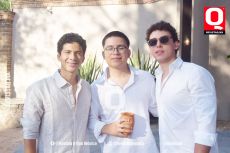 Juan Pablo Atilano,  Luis Gómez y Gonzalo Hernández