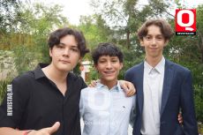 Francisco Gallegos,  Fernando Mendoza y Santiago Espinosa