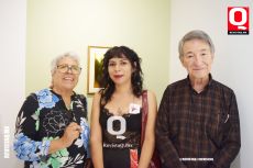 Columba García,  Isabel Flores y Arturo Cervantes