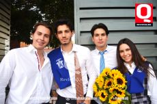 A  Alejandro Guerrero, Jerónimo Fernández, Manolete Padilla y  Renata Calderón