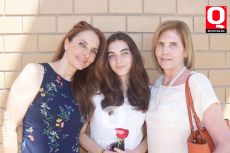 Marcela Casillas,  Melissa Toriello y María Aranda