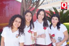 Paola Bocanegra,  Regina Sosa,  Andrea Araiza y Majo Portillo