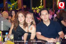 Dania Torres,  Luisa Fernández y Miller Acevedo