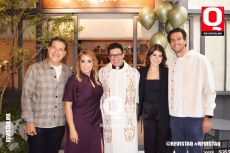 A   Ian Gaona, Evelia Reyes, Padre Gerardo, Juan Germán Bulle y Sofía Gaona