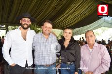 Jorge  Estrada,  Víctor Sánchez,  Perla Rodríguez y Pepe Morales