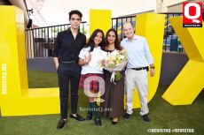 A   Emiliano Pareja, Natalia Pareja, Julián Pareja y Selene Balderas