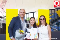 César Muñoz, Romina Muñoz y Emilio Ortiz