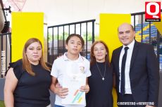 Dulce Oliva,  Héctor Márquez,  Araceli Gómez y César Márquez