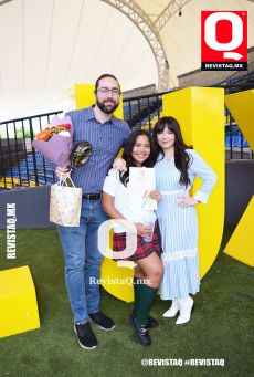 Erick Hecksher, Natalia Pareja e Ivonne Rosas