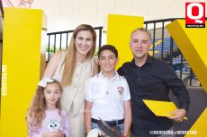 Regina Ortega,  Denisse Muñoz,  Renato Ortega y Rene Ortega