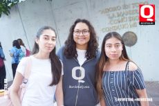 Mayte Márquez,  Majo Nieto y Ximena Alejo