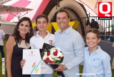 Rebeca Ramírez,  Jorge Hernández,  Jorge Hernández y Santiago Hernández