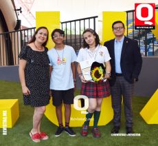 Sofía Esqueda,  Leo Suárez,  Sofí Suarez y Ángel Suarez