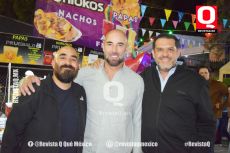Fabián Huerta,  Jorge Vela y Andrés Pérez
