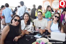 Rocío Padilla,  Isabel Mora, Carlos Tenorio y Daniela Apolinar