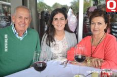 Jesús Urteaga, Miriam Villalobos y Chepina Muñoz