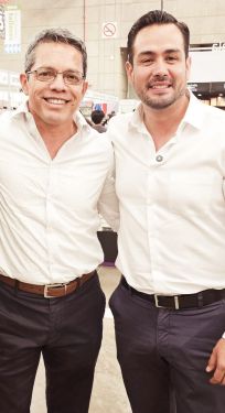 Alberto Cifuentes y Allan León Aguirre