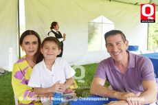 Romelia González, Rogelio León y Rogelio León